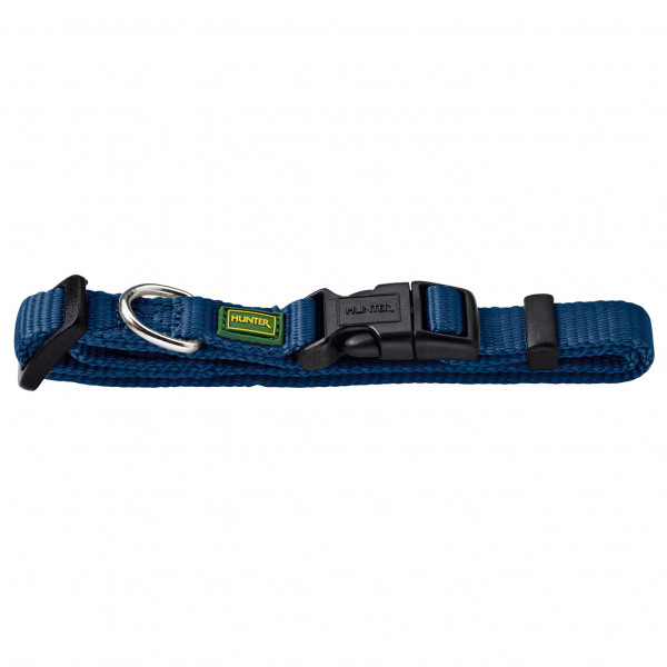 Hunter - Halsung VB - Hundehalsband Gr Halsumfang 22-35 cm - Breite 1,0 cm blau von Hunter