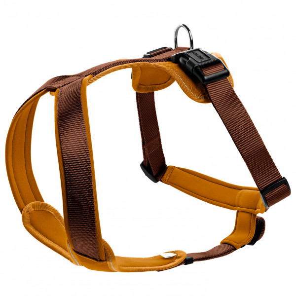 Hunter - Harness Neoprene - Hundegeschirr Gr Bauchumfang 53-65 cm - Halsumfang 42 cm braun/ karamell von Hunter