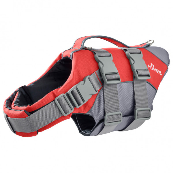 Hunter - Swimming Vest Moss - Hundegeschirr Gr Hals 28-37 cm - Bauch 44-55 cm;Hals 40-50 cm - Bauch 58-70 cm;Hals 56-62 cm - Bauch 88-119 cm rot von Hunter