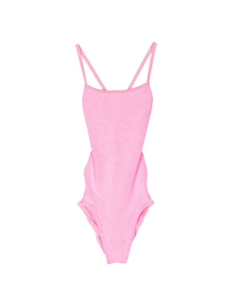 Hunza G Kids Margot Strappy ruched swimsuit - Pink von Hunza G Kids