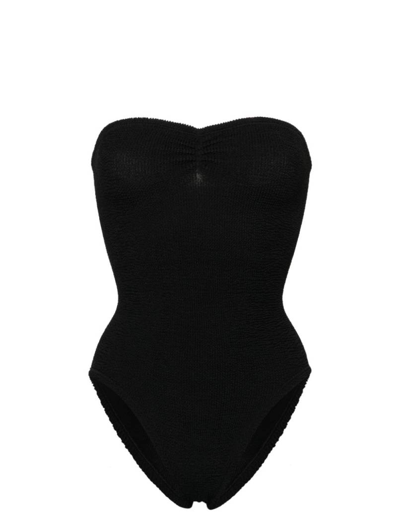 Hunza G Audrey strapless swimsuit - Black von Hunza G