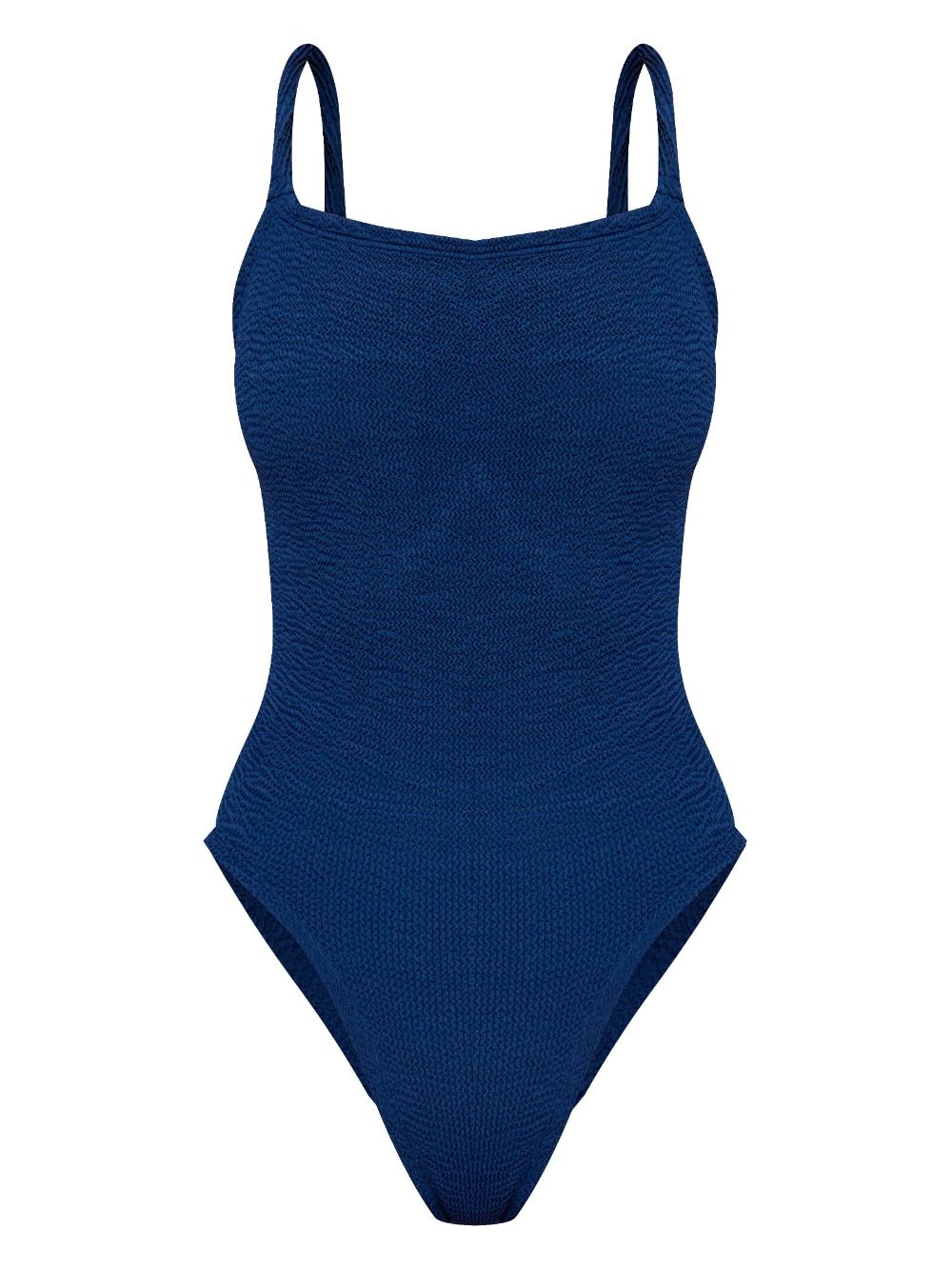 Hunza G Bette seersucker swimsuit - Blue von Hunza G