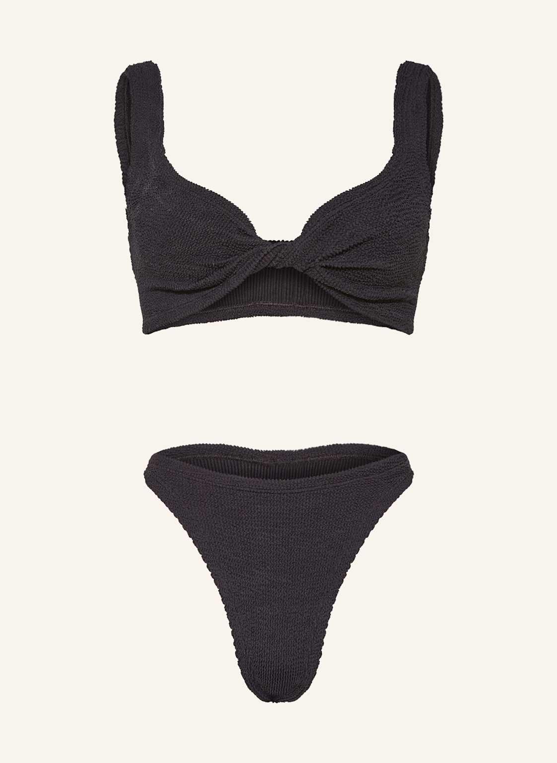 Hunza G Bralette-Bikini Juno schwarz von Hunza G