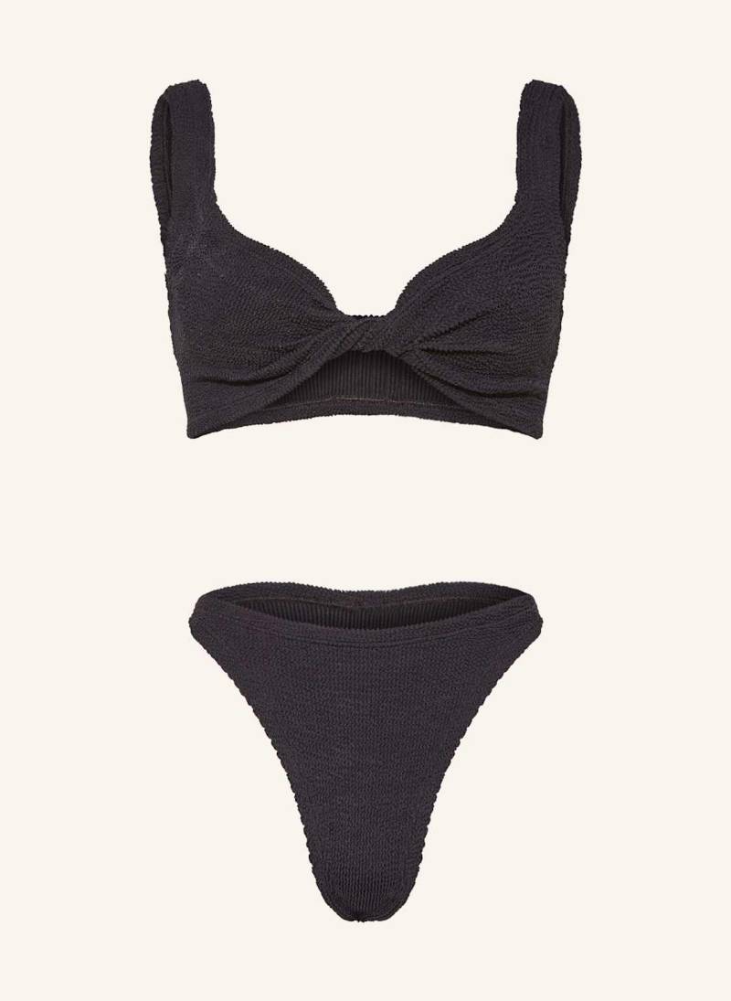 Hunza G Bralette-Bikini Juno schwarz von Hunza G