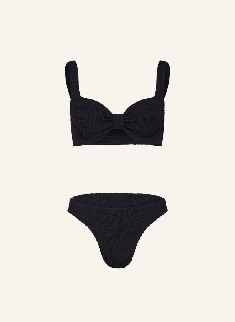 Hunza G Bustier-Bikini Bonnie schwarz von Hunza G