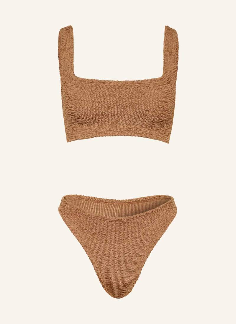 Hunza G Bustier-Bikini Xandra braun von Hunza G