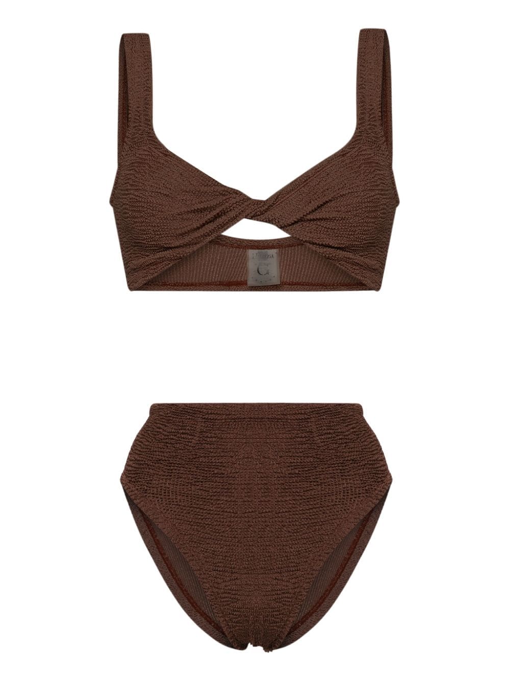 Hunza G Jamie bikini - Brown von Hunza G