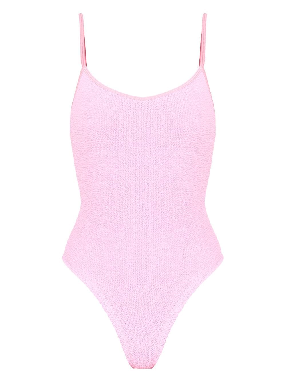 Hunza G Petra seersucker swimsuit - Pink von Hunza G