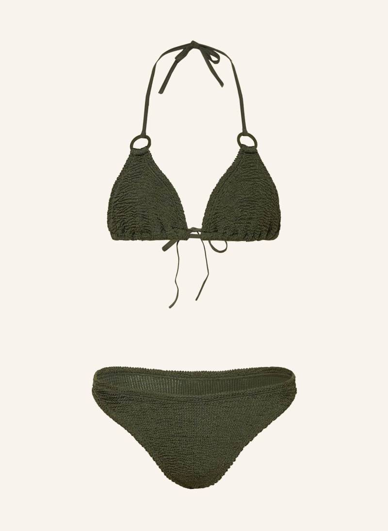 Hunza G Triangel-Bikini Eva gruen von Hunza G