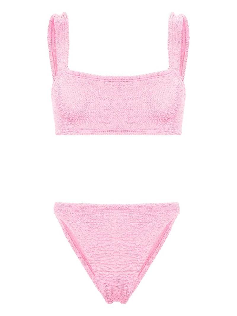 Hunza G Xandra crinkle bikini - Pink von Hunza G