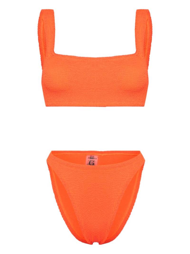 Hunza G Xandra crinkled bikini set - Orange von Hunza G