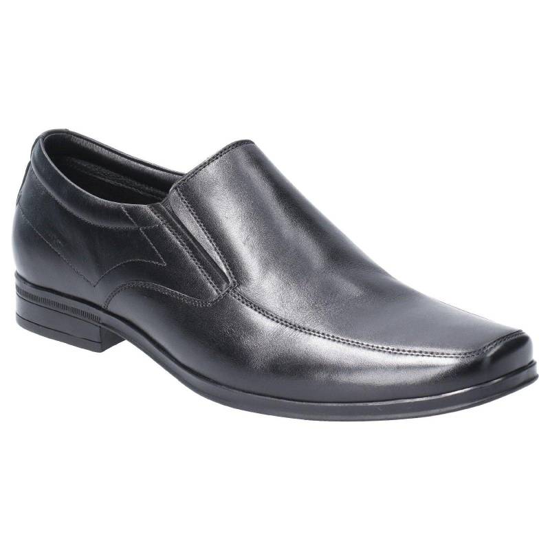 Billy Slip On Lederschuh Herren Schwarz 40 von Hush Puppies