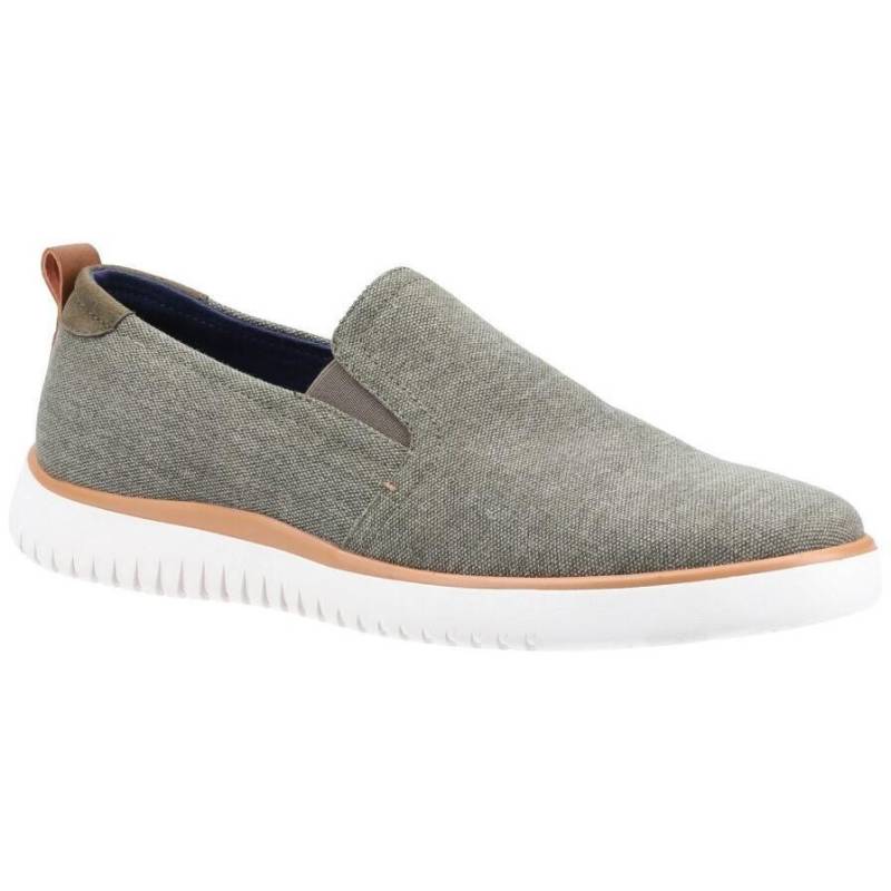 Freizeitschuhe Danny, Canvas Herren Grau 41 von Hush Puppies