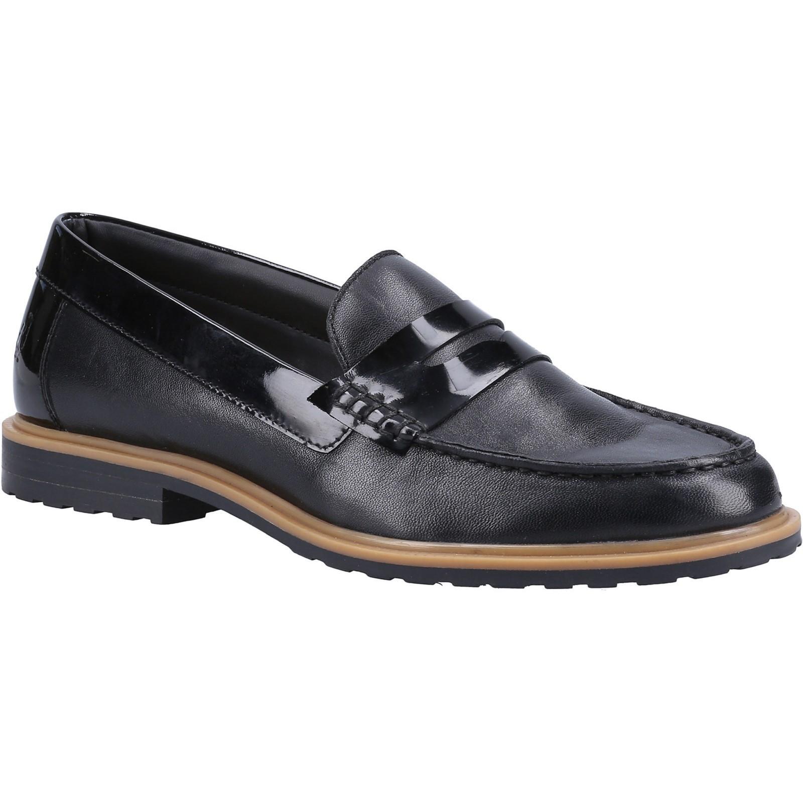 Hush Puppies - Freizeitschuhe Verity, Leder, für Damen, Schwarz, Größe 41 von Hush Puppies