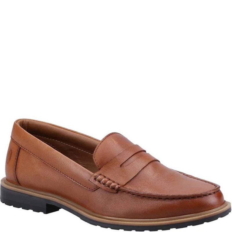 Hush Puppies - Freizeitschuhe Verity, Leder, für Damen, Tan, Größe 41 von Hush Puppies