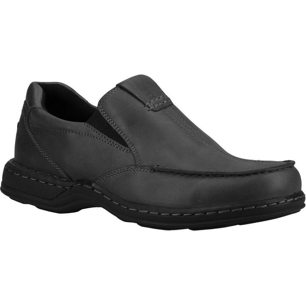 Halbschuhe Ronnie, Leder Herren Schwarz 41 von Hush Puppies