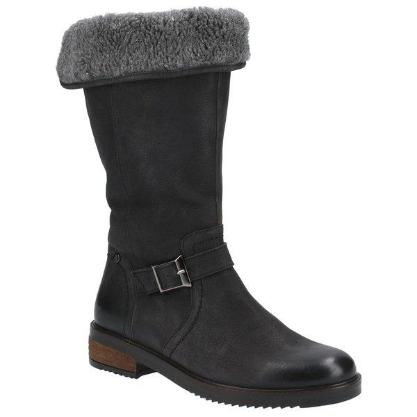 Halbhohe Stiefel Bonnie Damen Schwarz 37 von Hush Puppies