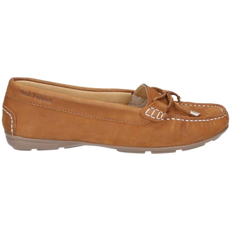 Maggie Slip On Mokassins Damen Tan 38 von Hush Puppies