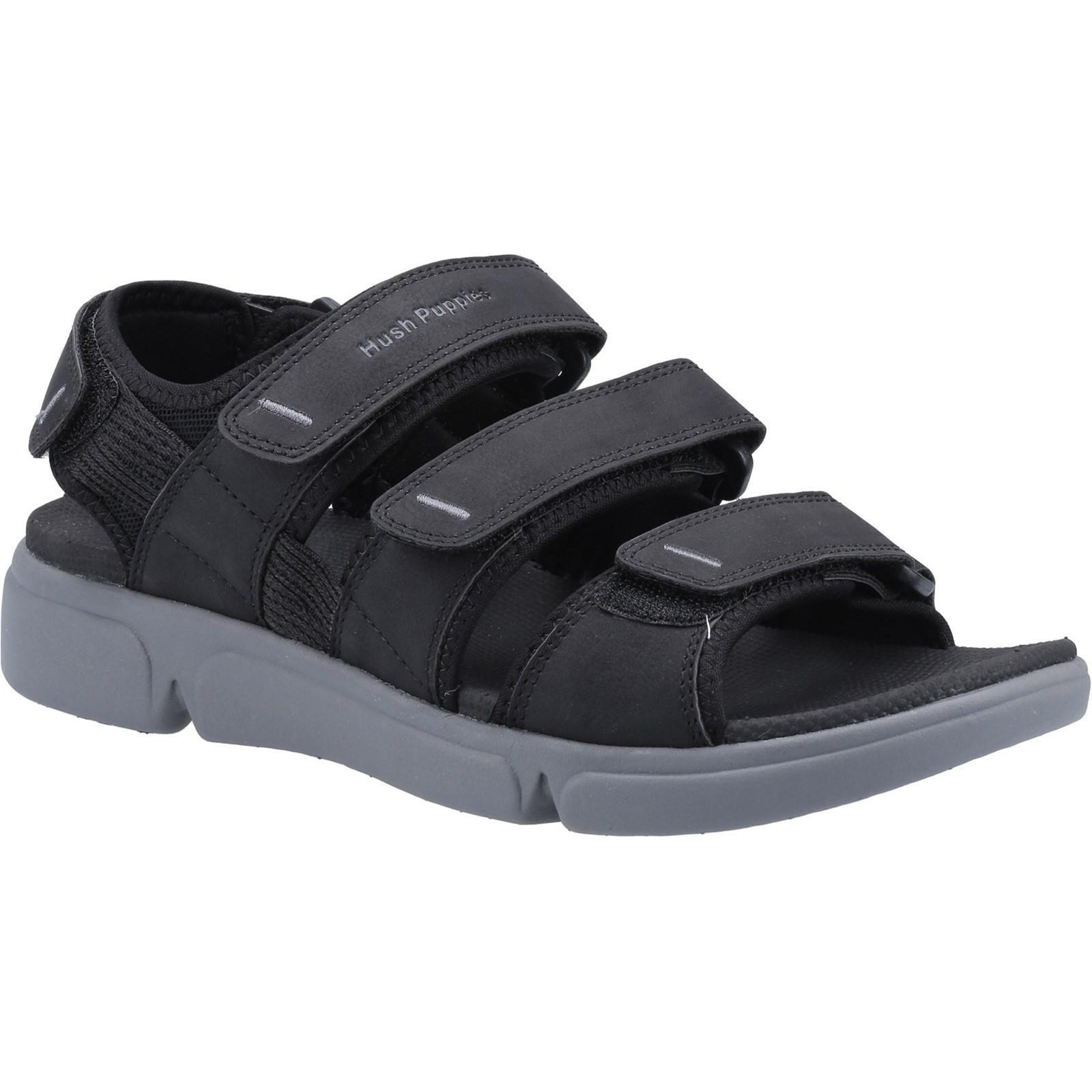 Sandalen Raul Herren Schwarz 41 von Hush Puppies