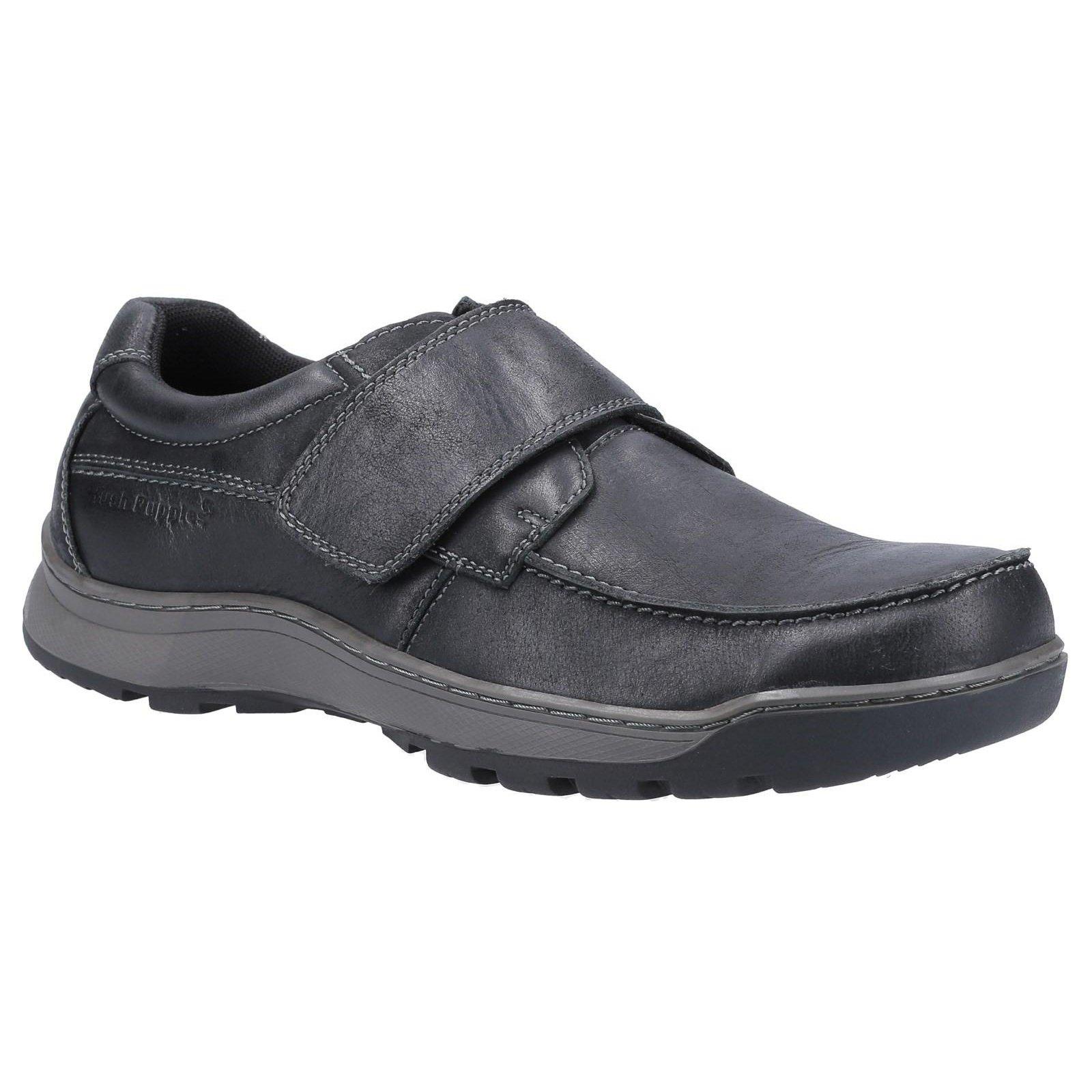 Schuhe Casper, Leder Herren Schwarz 39.5 von Hush Puppies