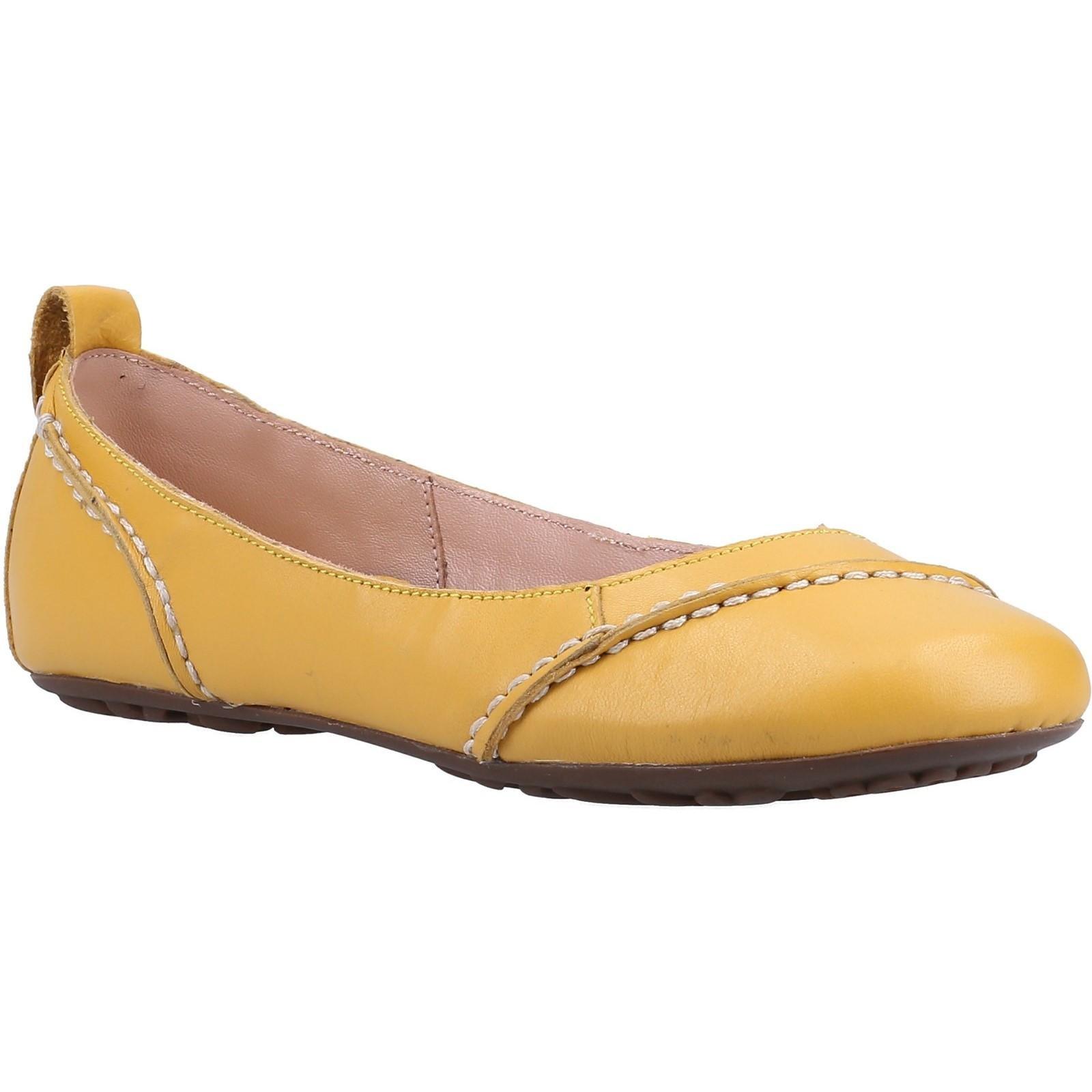 Hush Puppies - Janessa Wildleder Pumps, für Damen, Gelb, Größe 42 von Hush Puppies