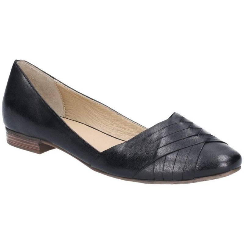 Hush Puppies - LederBallerina Marley, für Damen, Schwarz, Größe 37 von Hush Puppies