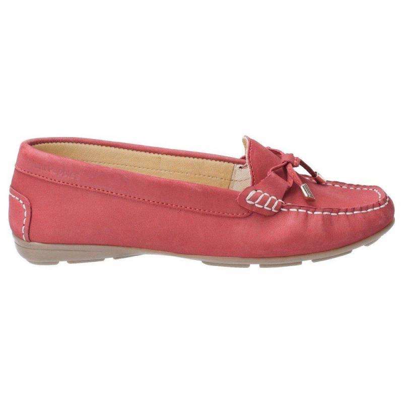 Maggie Slip On Mokassins Damen Rot Bunt 36 von Hush Puppies