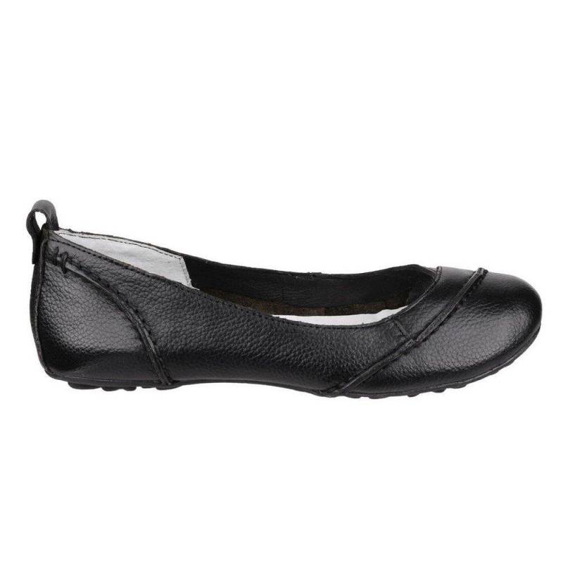 Ballerina Janessa Damen Schwarz 36 von Hush Puppies