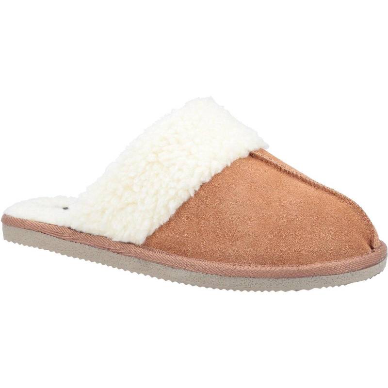 Hush Puppies - Hausschuhe Arianna, Wildleder, für Damen, Tan, Größe 37 von Hush Puppies