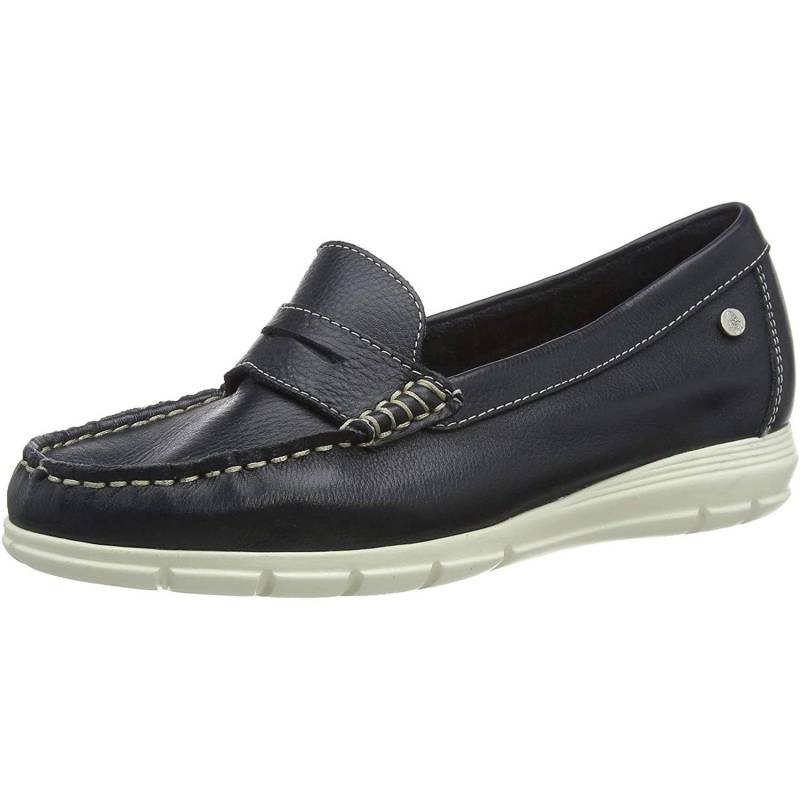 Paige Leder Loafer Damen Marine 38 von Hush Puppies