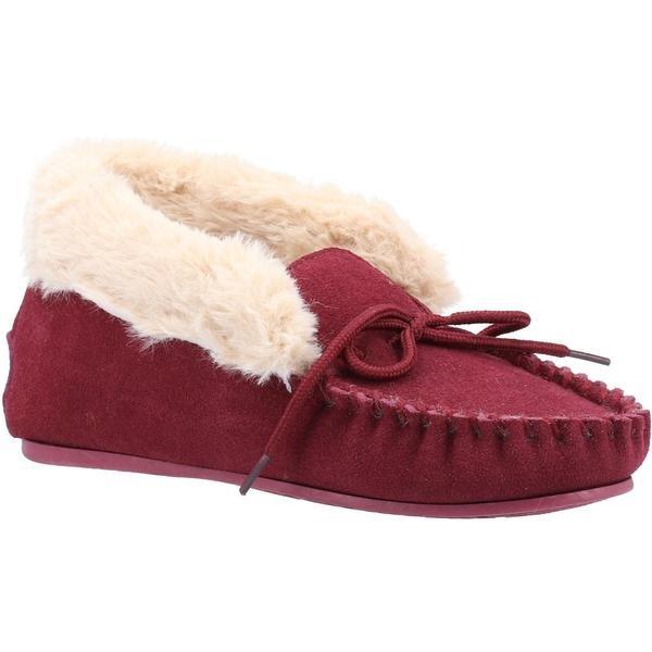 Hausschuhe Philippa Damen Weinrot 38 von Hush Puppies