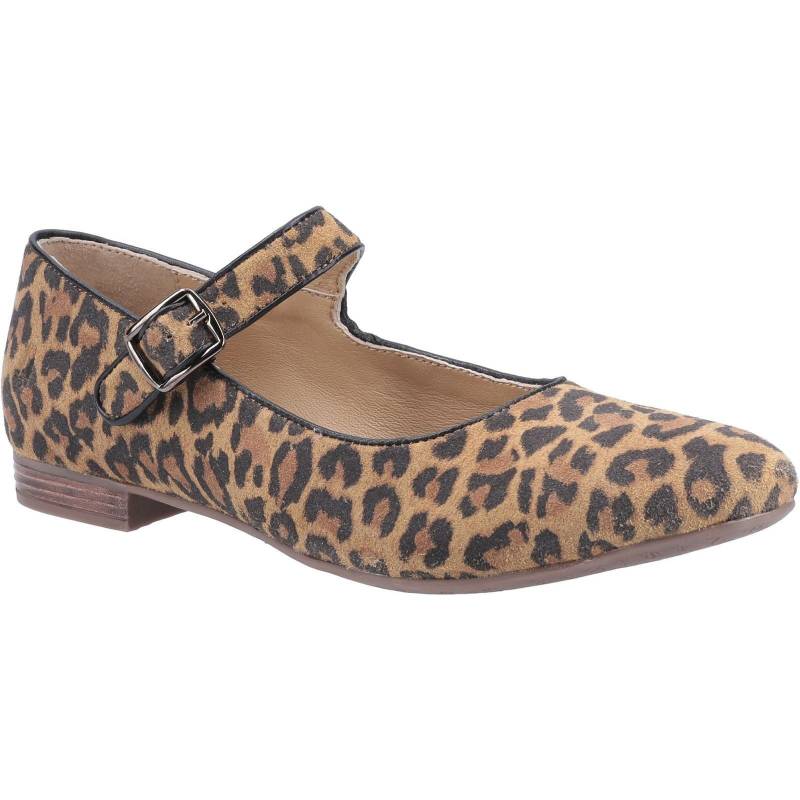 Hush Puppies - Riemchenschuhe "Melissa", Leopard, für Damen, Braun, Größe 39.5 von Hush Puppies