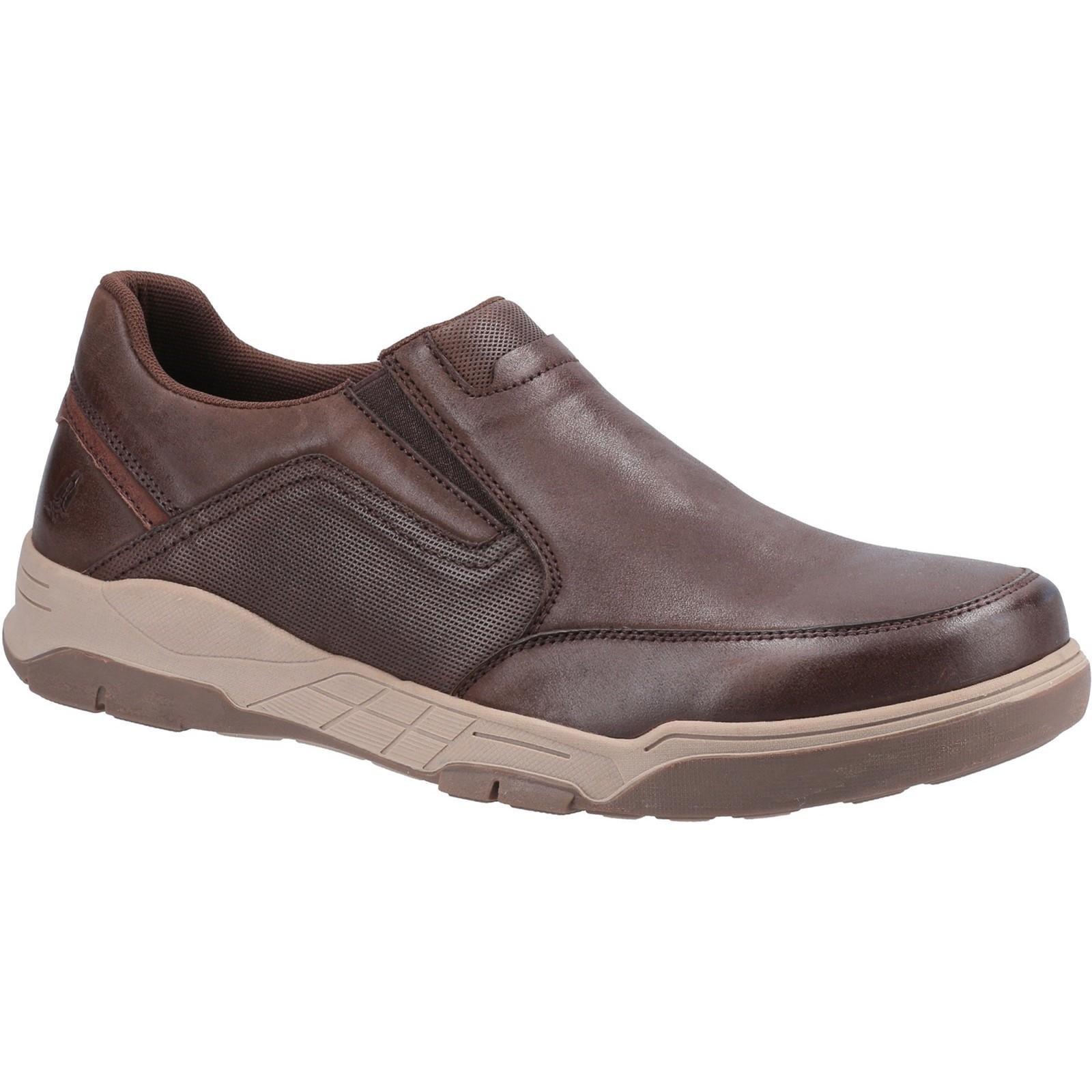 Schuhe Fletcher, Leder Herren Braun 40.5 von Hush Puppies