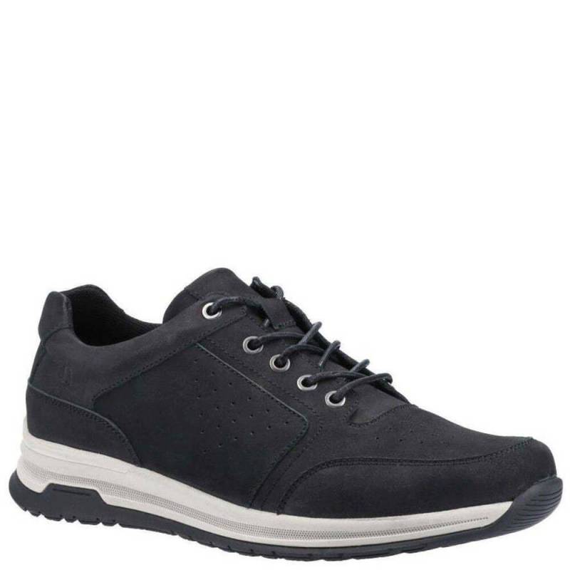 Hush Puppies - Sneaker Joseph, Nubukleder, für Herren, Schwarz, Größe 42 von Hush Puppies