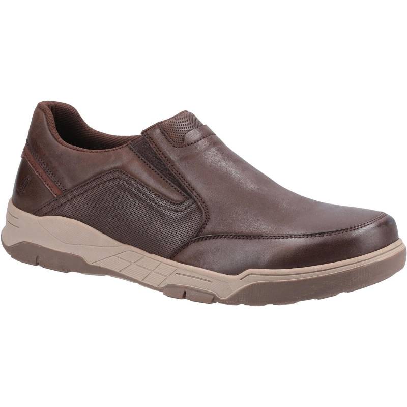 Schuhe Fletcher, Leder Herren Braun 43 von Hush Puppies