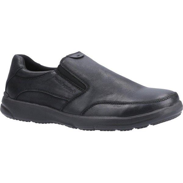 Schuhe Aaron, Leder Herren Schwarz 47 von Hush Puppies