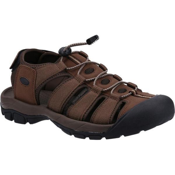 Sandalen Peru Herren Braun 47 von Hush Puppies