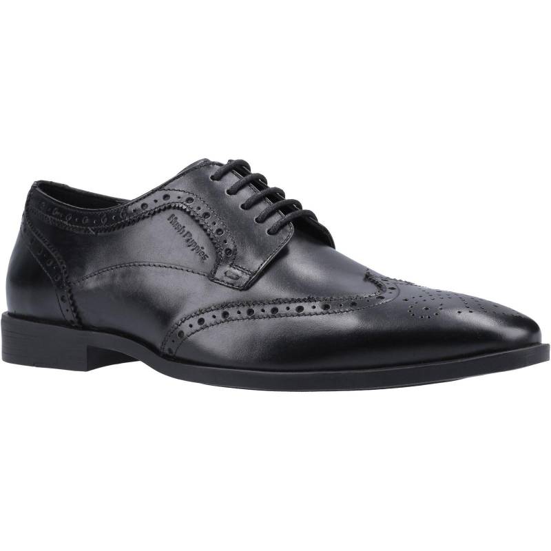 Halbschuhe, Leder Herren Schwarz 47 von Hush Puppies