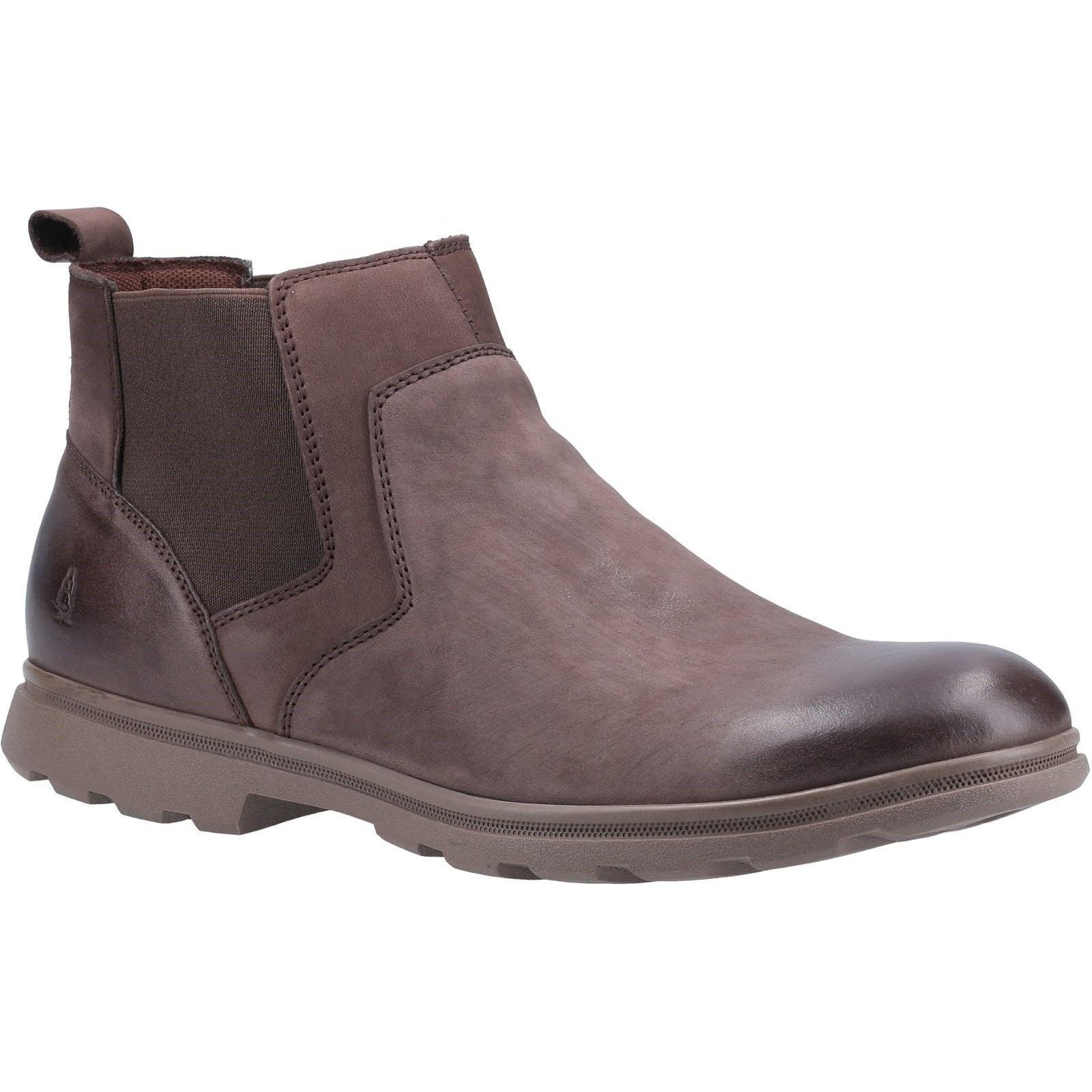 Stiefel Tyrone, Nappaleder Herren Braun 39.5 von Hush Puppies