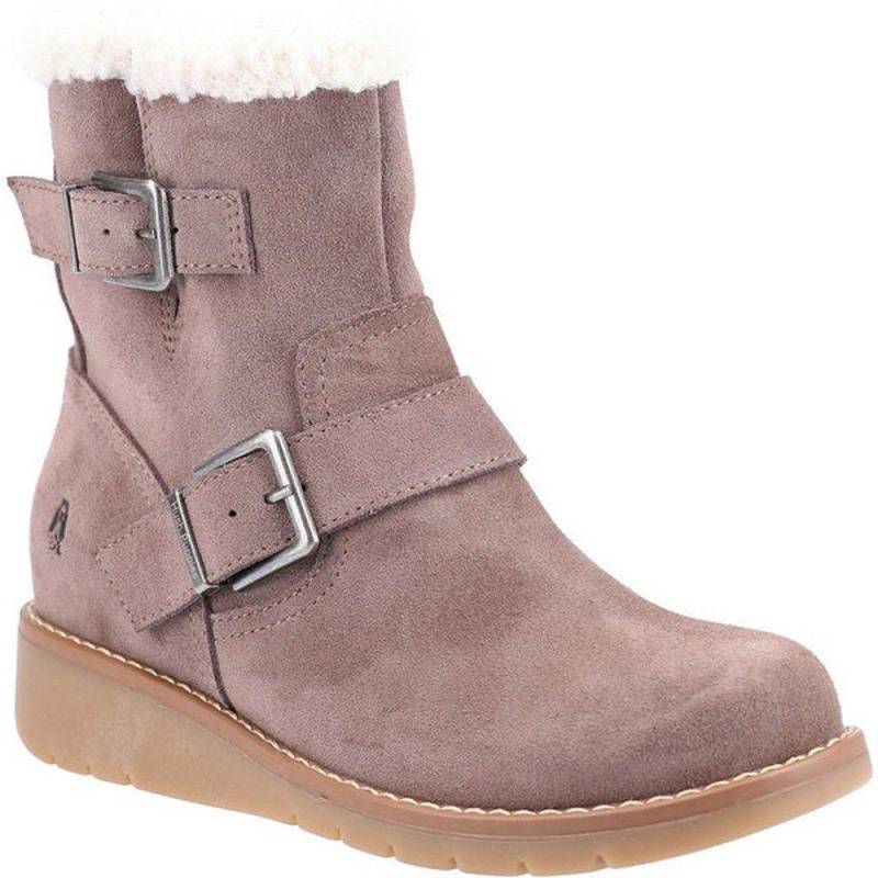 Stiefeletten Lexie, Wildleder Damen Taupe 42 von Hush Puppies