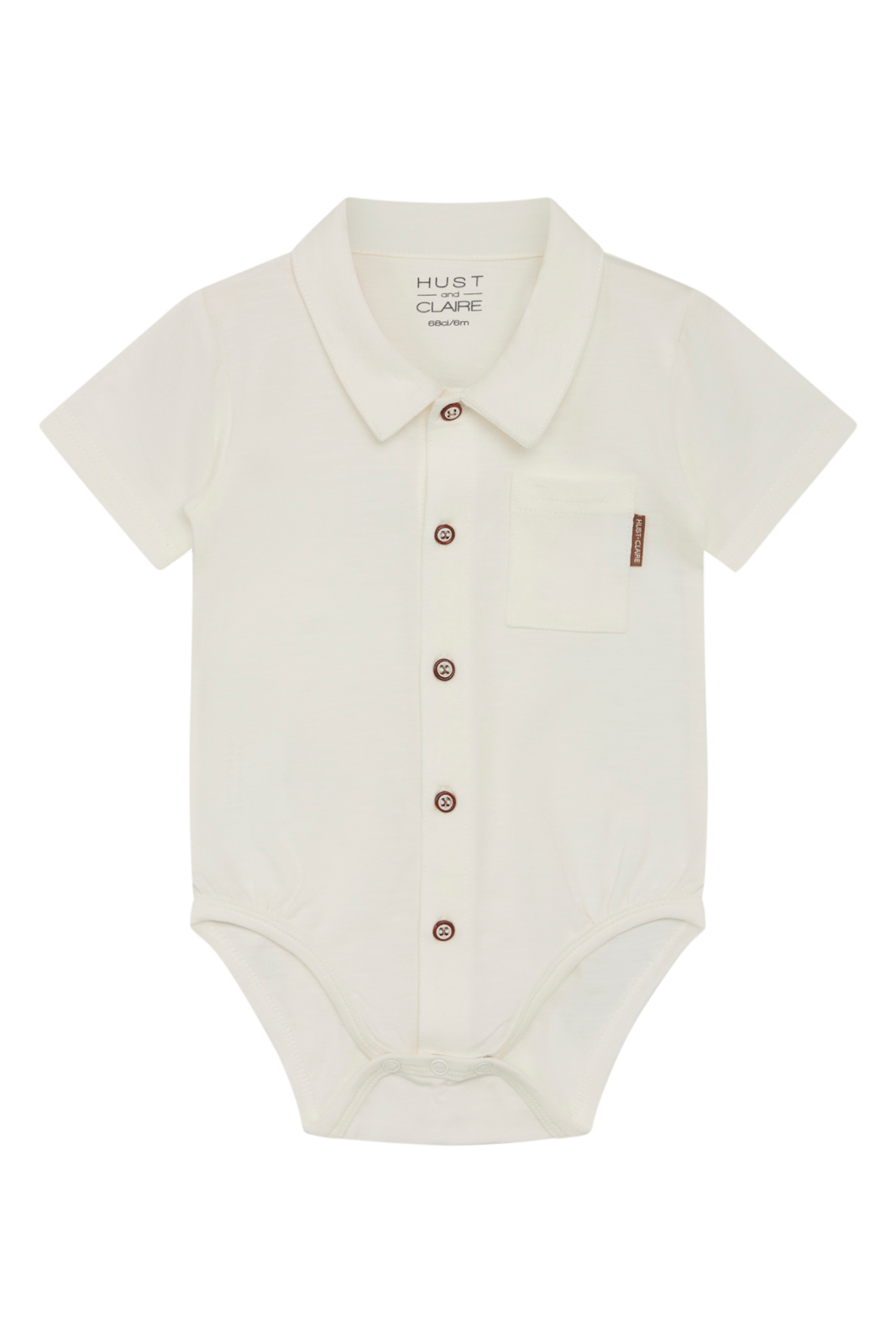 Baby Body Bay Unisex Beige 80 von Hust and Claire