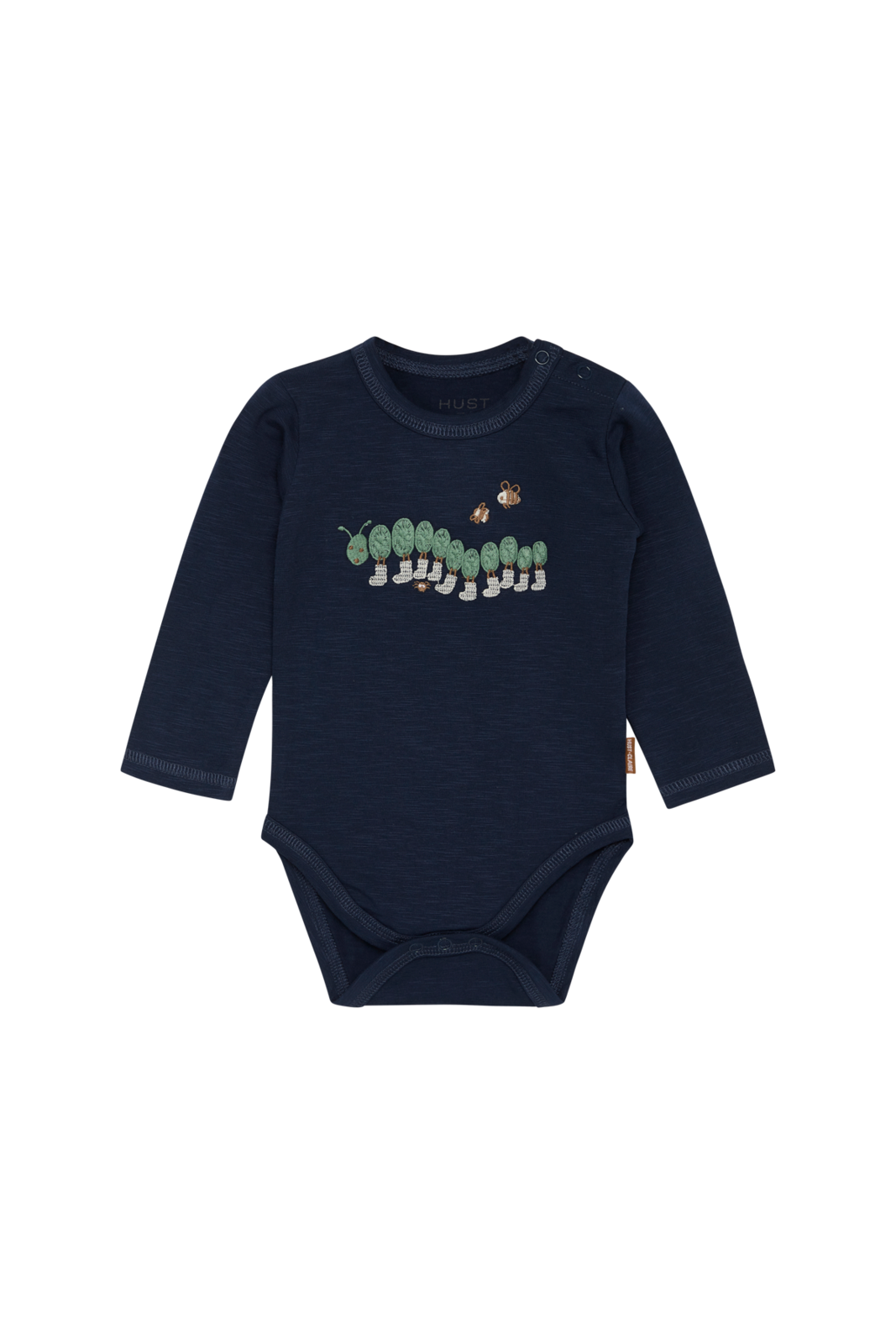 Baby Body Billy Raupe Unisex Blau 62 von Hust and Claire