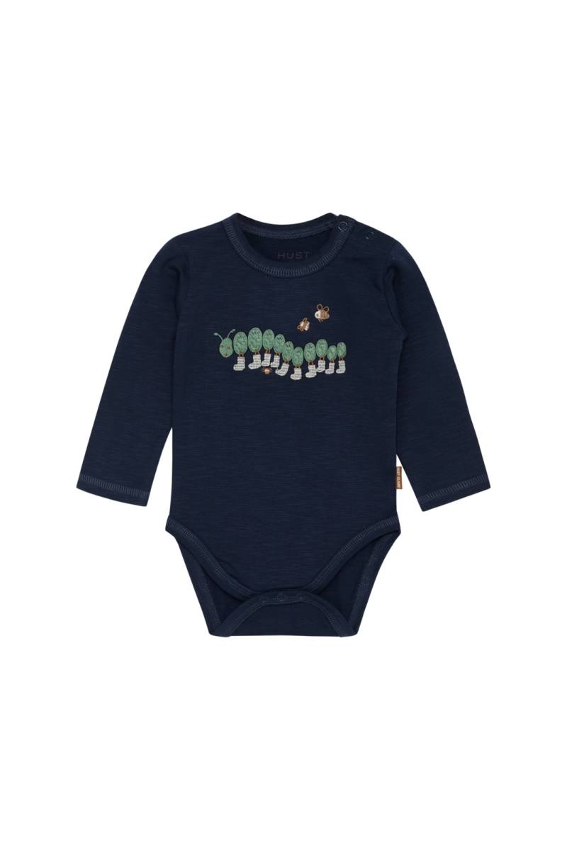 Baby Body Billy Raupe Unisex Blau 62 von Hust and Claire