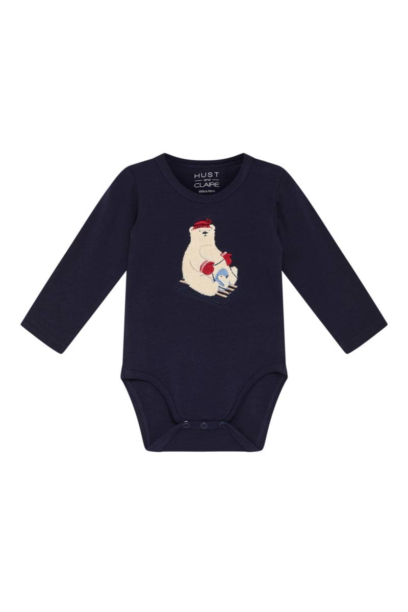 Baby Body Billy Weihnachten Unisex Blau 56 von Hust and Claire