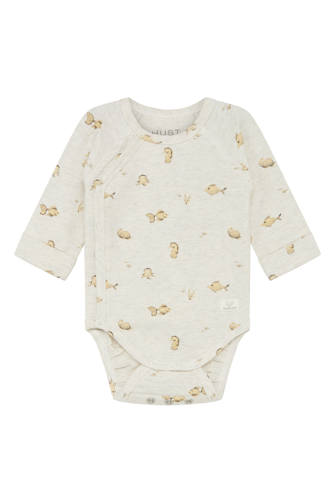 Baby Body Bing Meerestiere Unisex Beige 50 von Hust and Claire