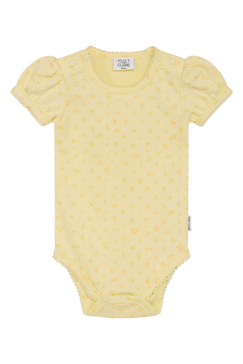 Baby Body Bitt Unisex Gelb 74 von Hust and Claire