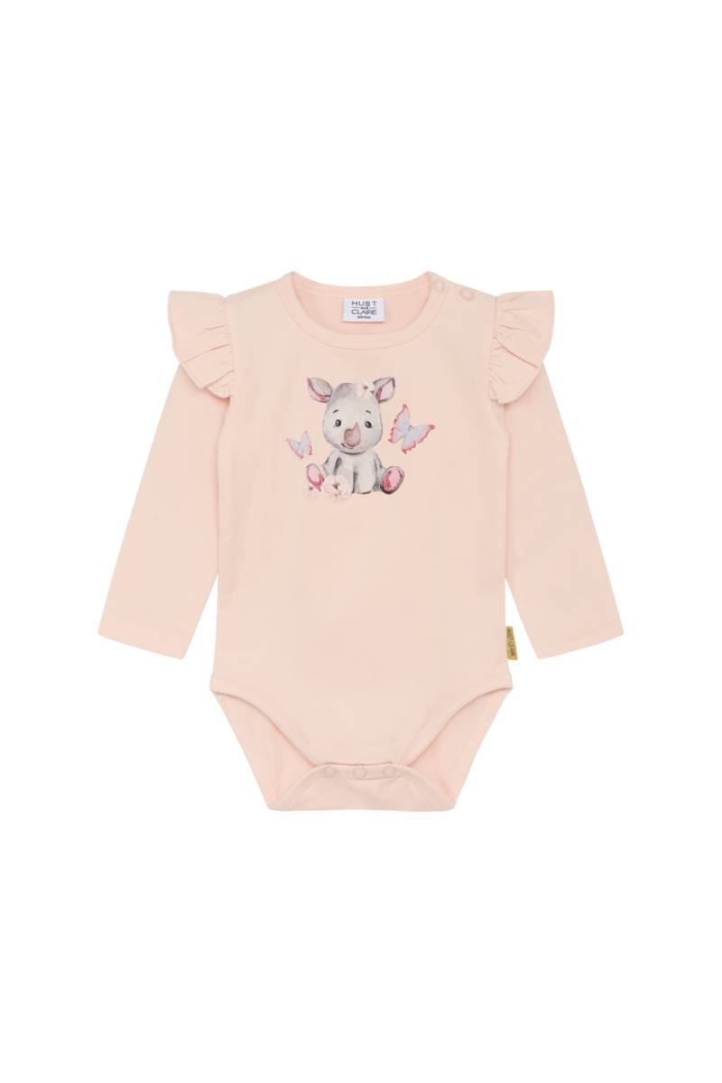 Baby Body Bri Nashorn Unisex Rosa 62 von Hust and Claire