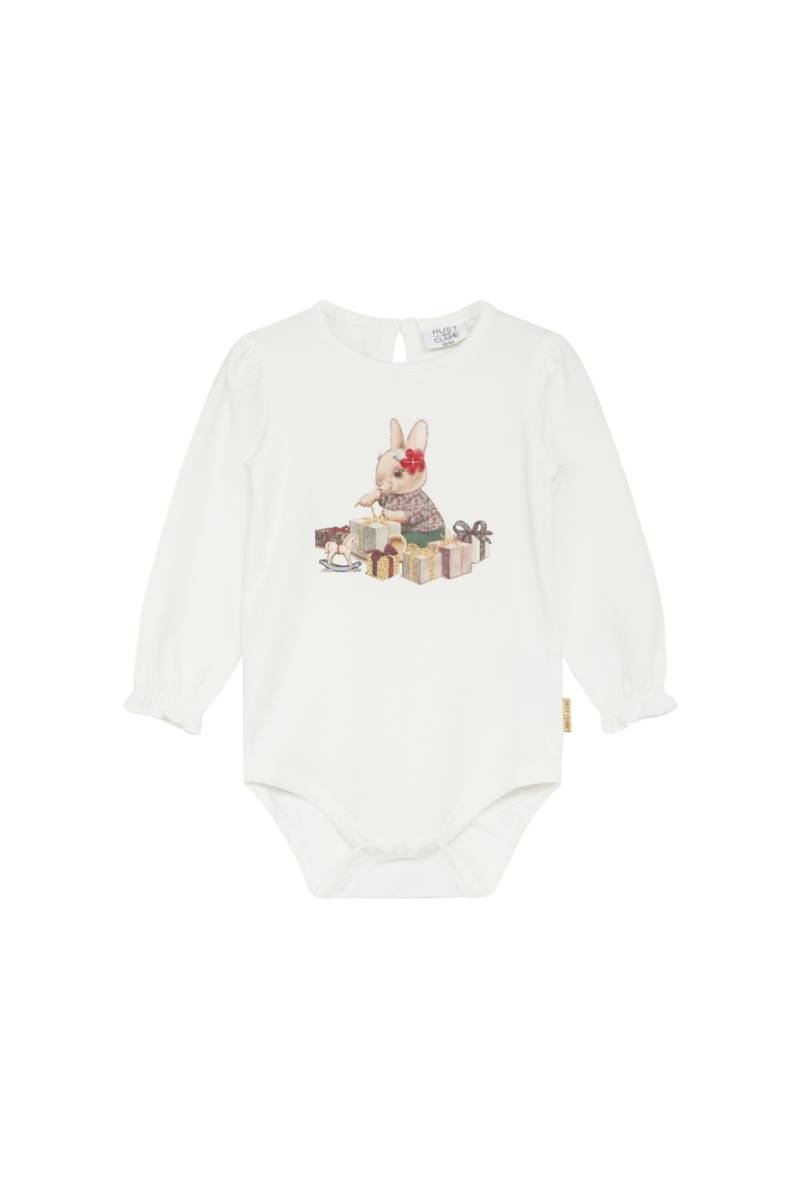 Baby Body Weihnachten Beatrix Unisex Weiss 74 von Hust and Claire