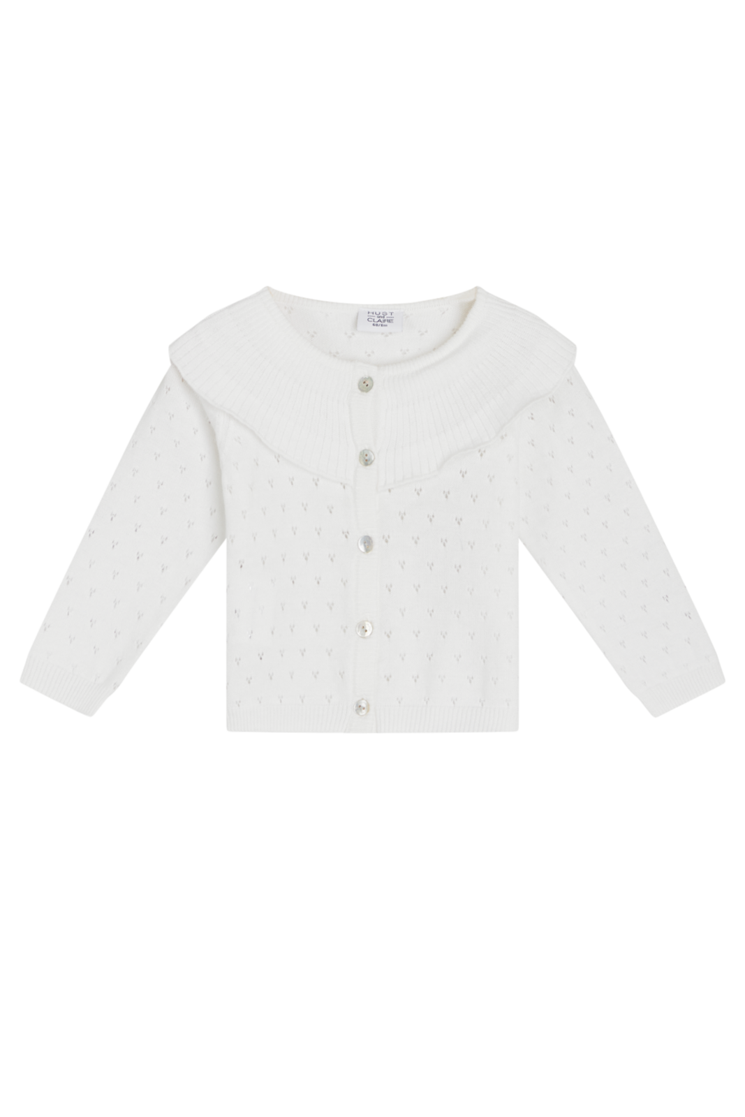 Hust and Claire - Kinder Strickjacke Pen white, 122, Weiss von Hust and Claire