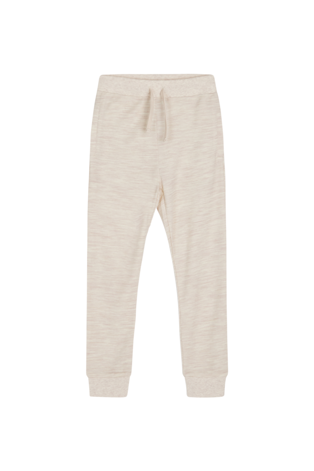 Kinder Wollbambus Jogginghose Galin Wheat Unisex Beige 104 von Hust and Claire